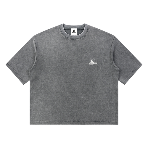 FAMILY Akita Inu Bringé - Waffle Boxy T-Shirt
