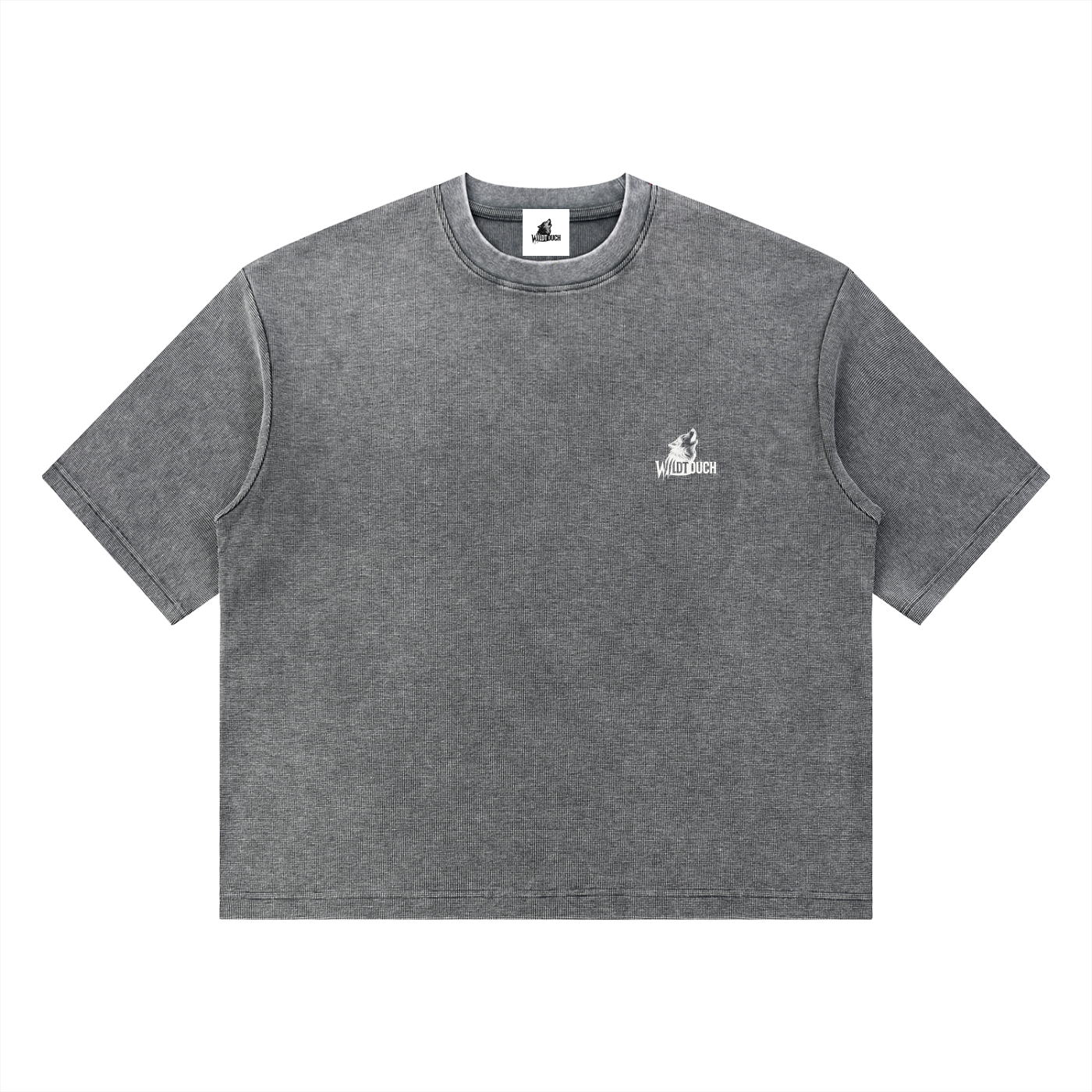 FAMILY Samoyède - Waffle Boxy T-Shirt