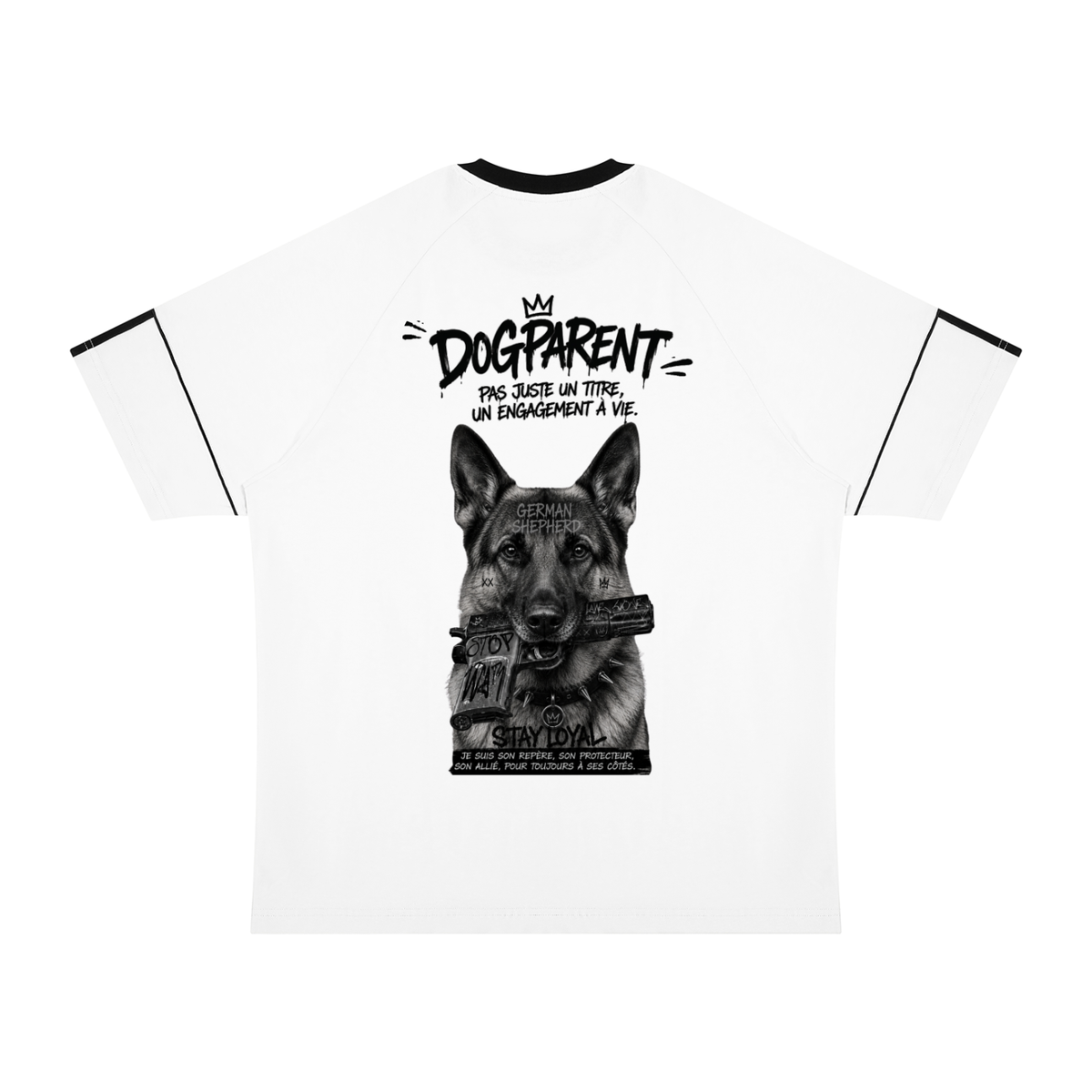 GUN German Shepherd - Raglan T-shirt