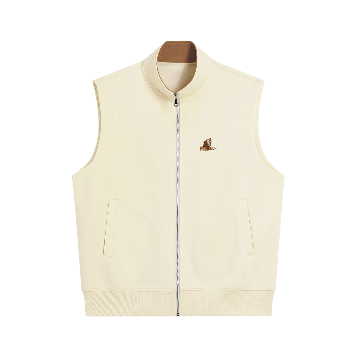 Sweet Apricot Thick Sleeveless Vest - WILDTOUCH