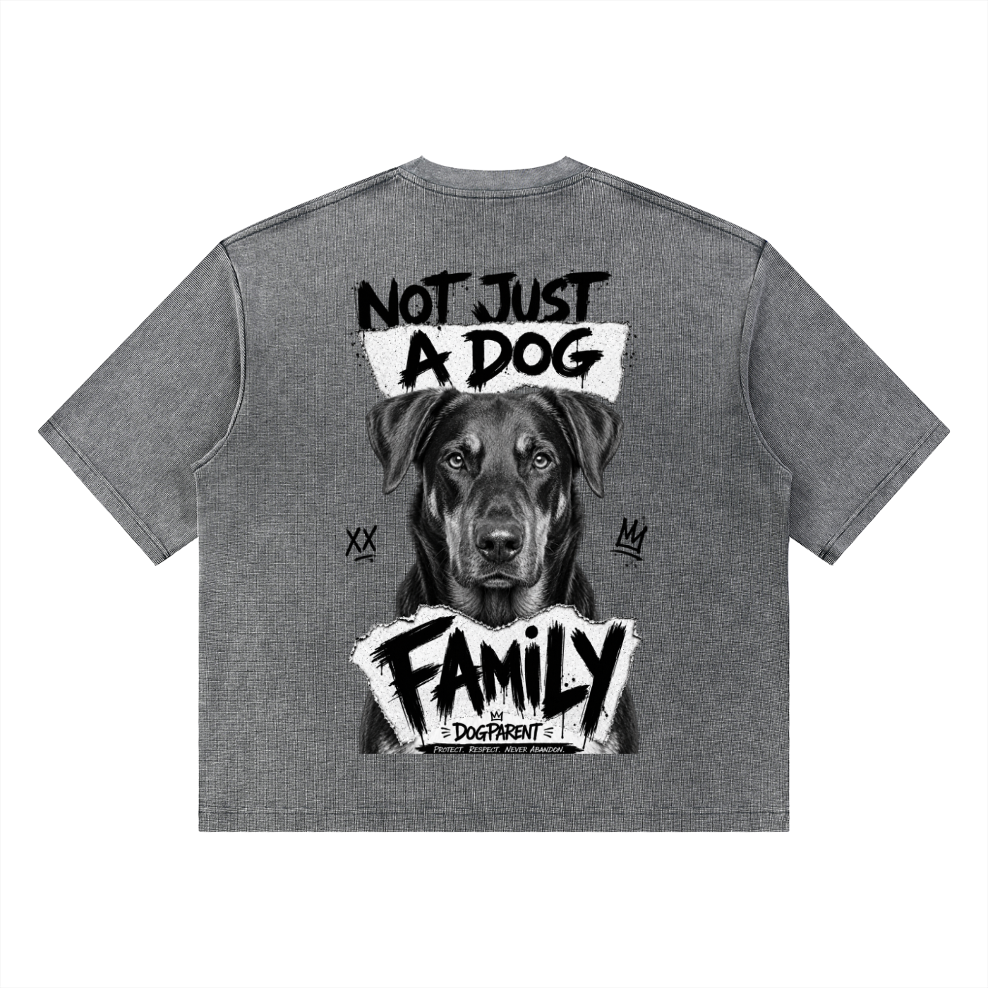 FAMILY Beauceron - Waffle Boxy T-Shirt