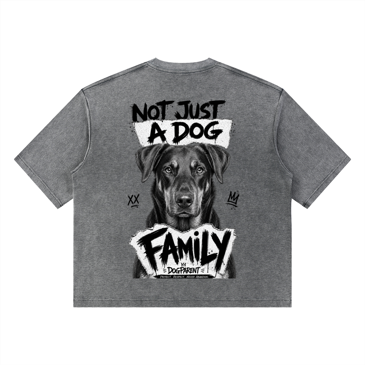 FAMILY Beauceron - Waffle Boxy T-Shirt