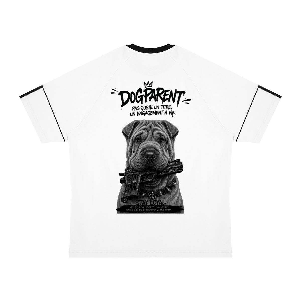 GUN Shar Pei - T-shirt Raglan