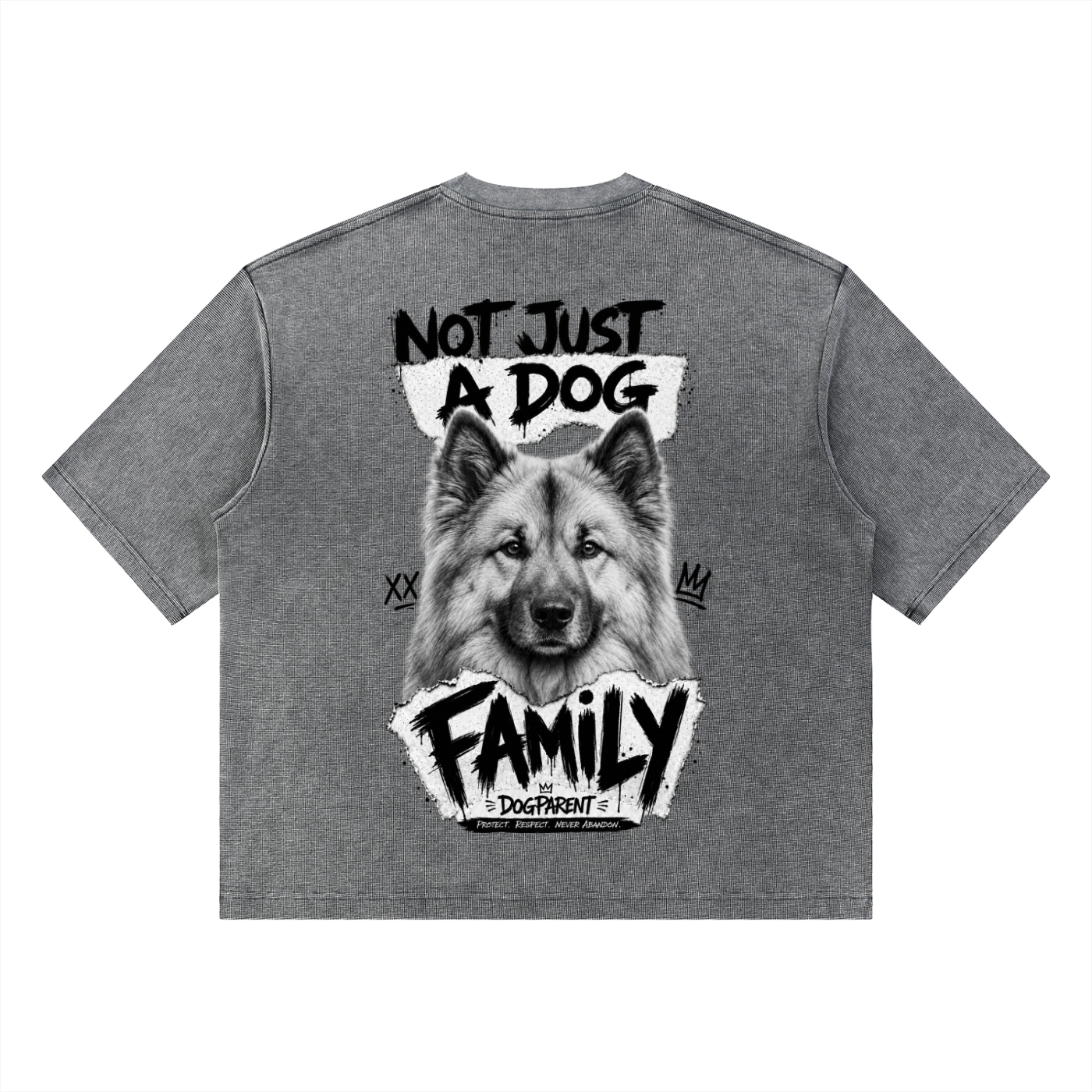 FAMILY Eurasier - Waffle Boxy T-Shirt