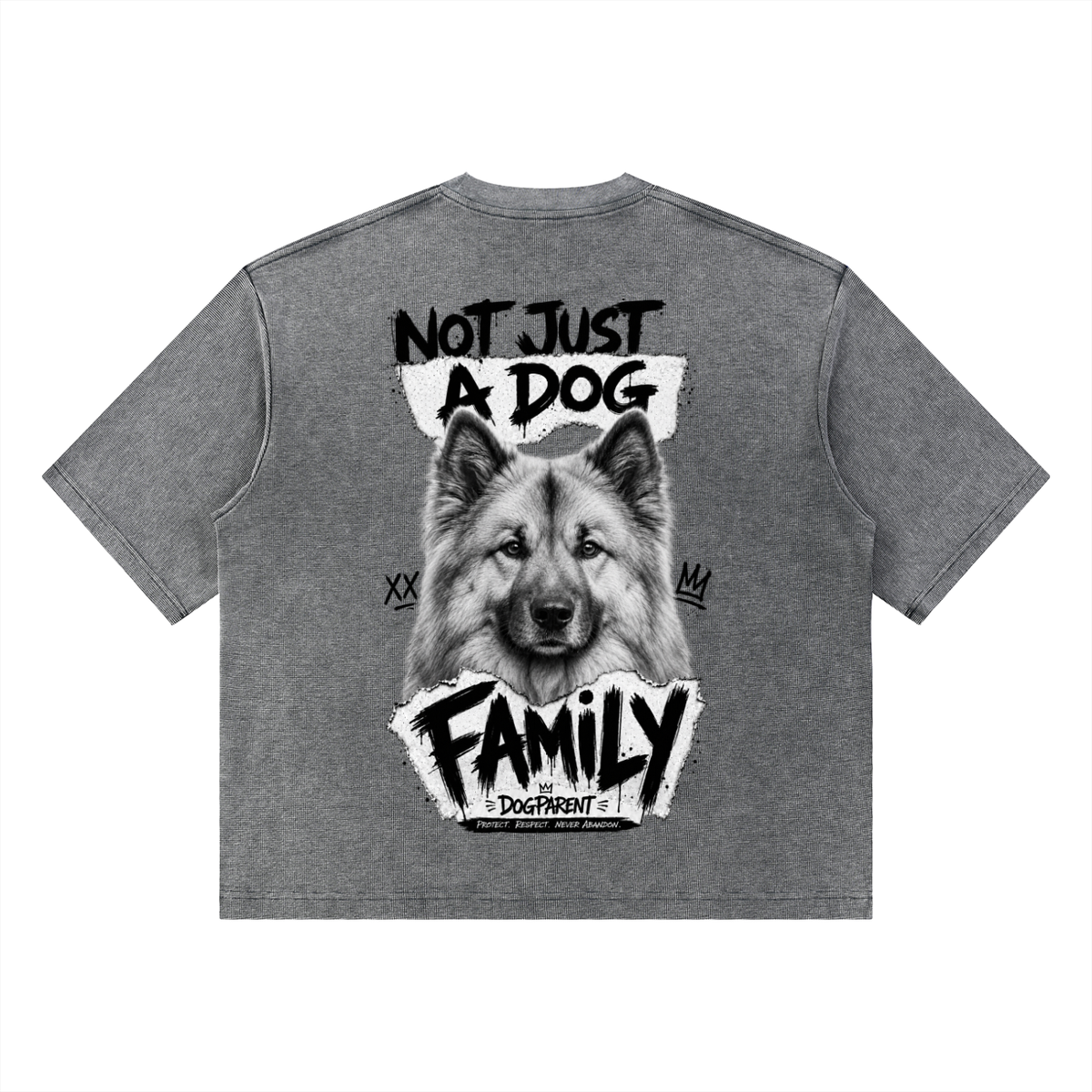 FAMILY Eurasier - Waffle Boxy T-Shirt