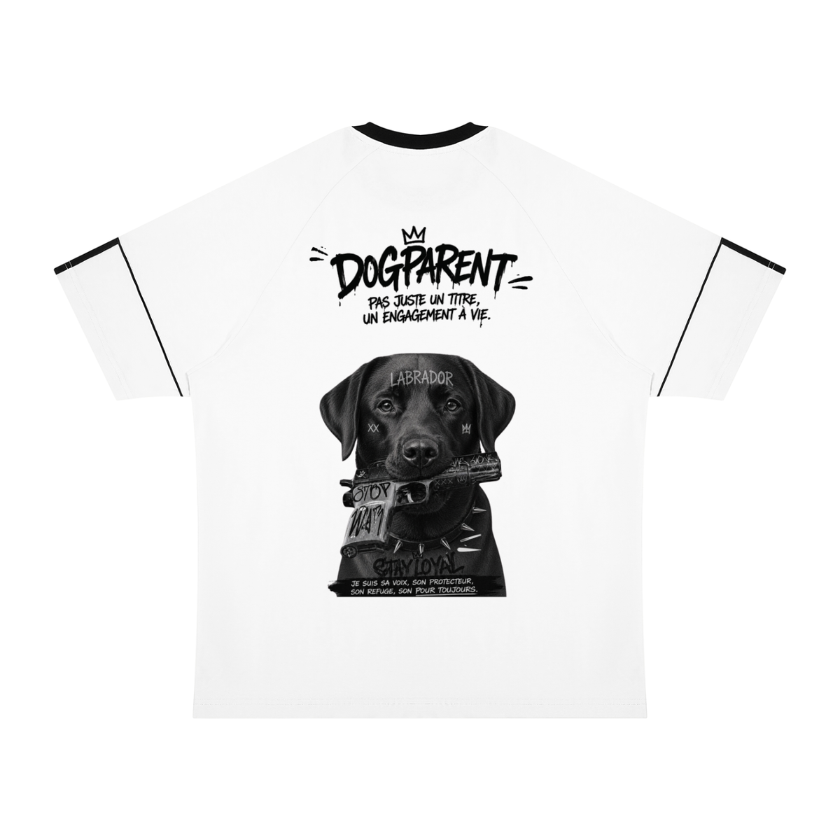 GUN Labrador - Raglan T-shirt