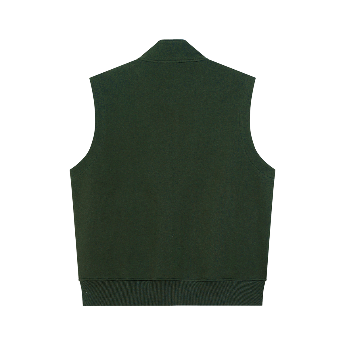 Dark Green Thick Sleeveless Vest - WILDTOUCH
