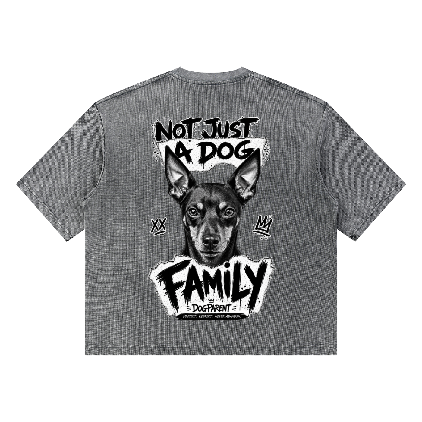 FAMILY Pinscher - Waffle Boxy T-Shirt