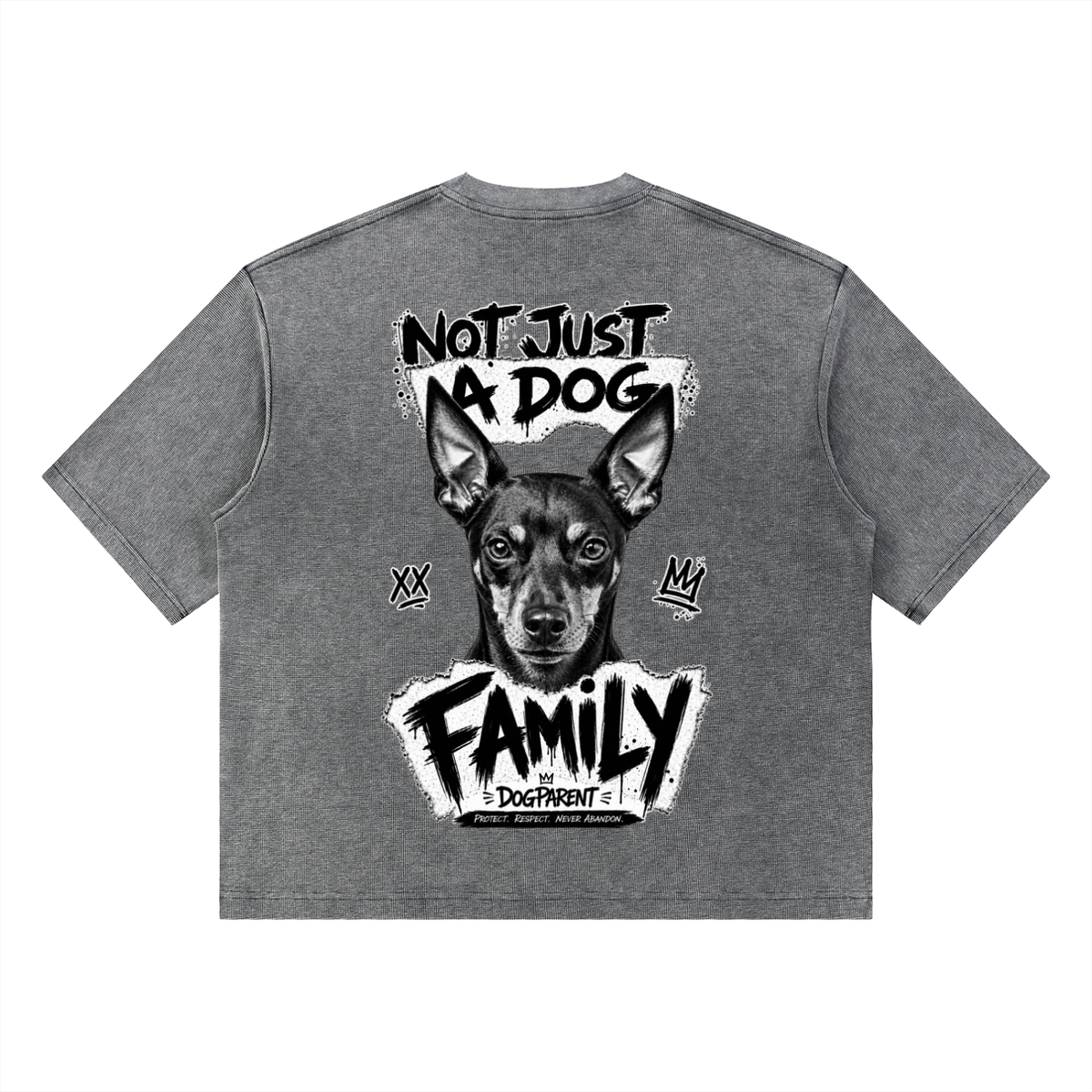 FAMILY Pinscher - Waffle Boxy T-Shirt