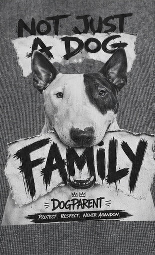 FAMILY Bull Terrier - Waffle Boxy T-Shirt