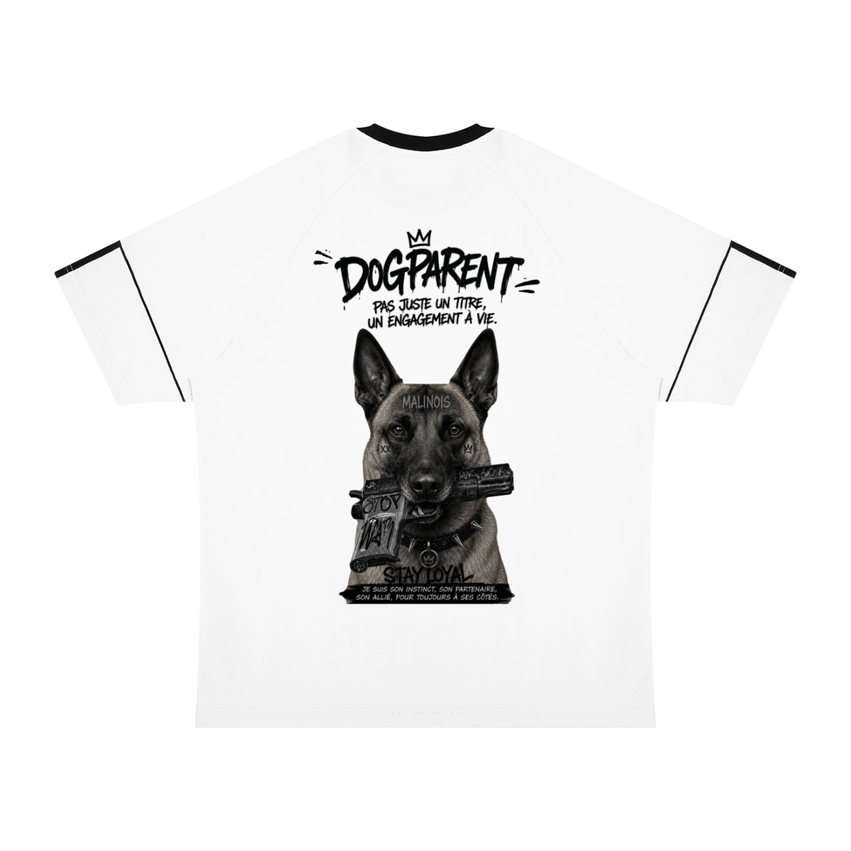 GUN Malinois - T-shirt Raglan