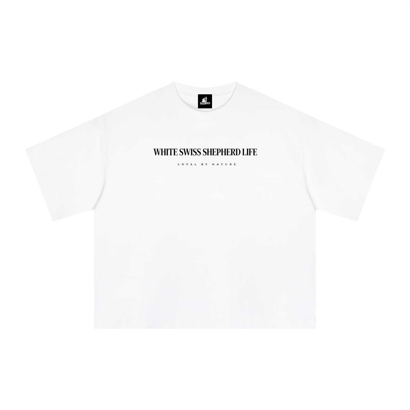 VIGILANT - White Swiss Shepherd T-Shirt Essential Sorona