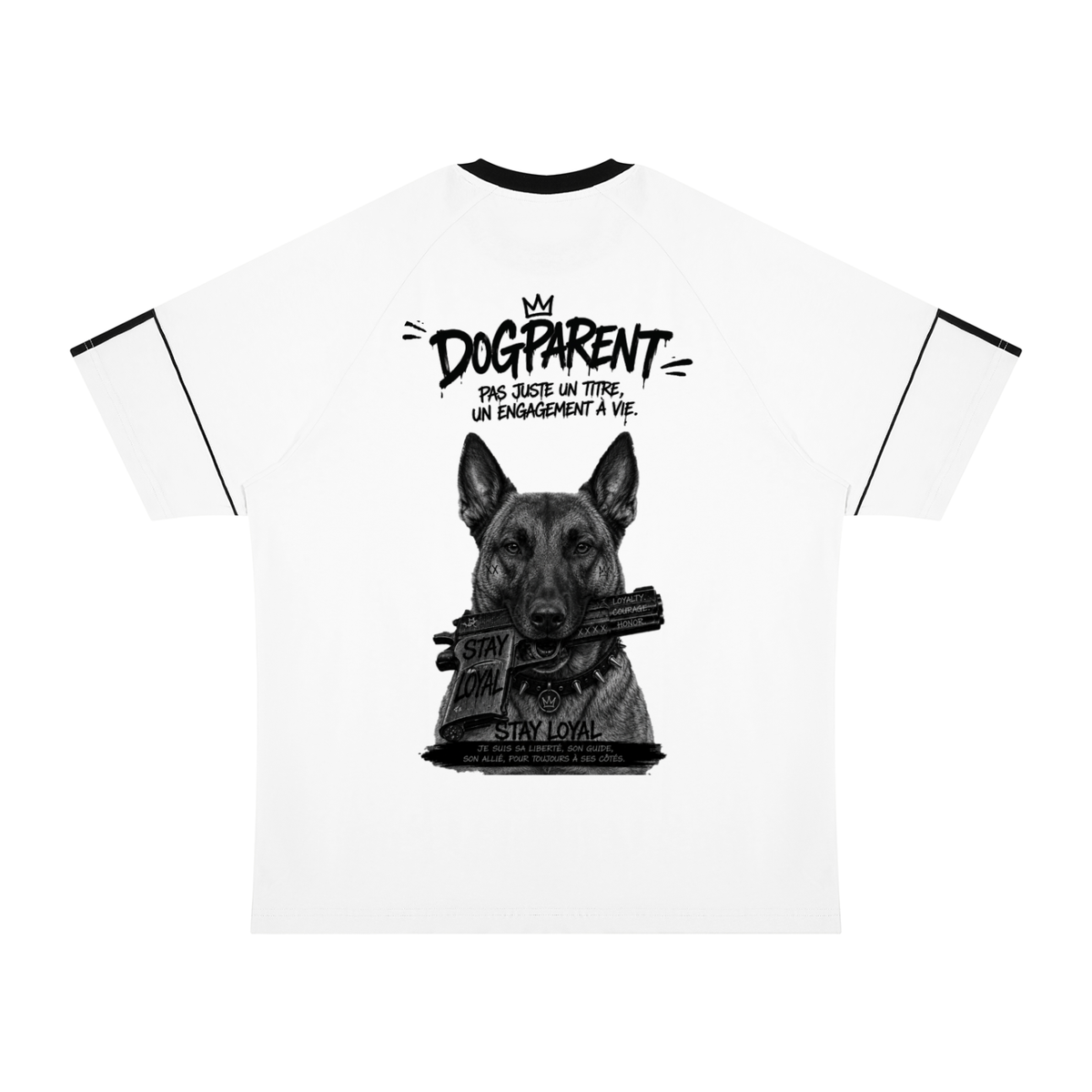 GUN Malinois Bringé - T-shirt Raglan