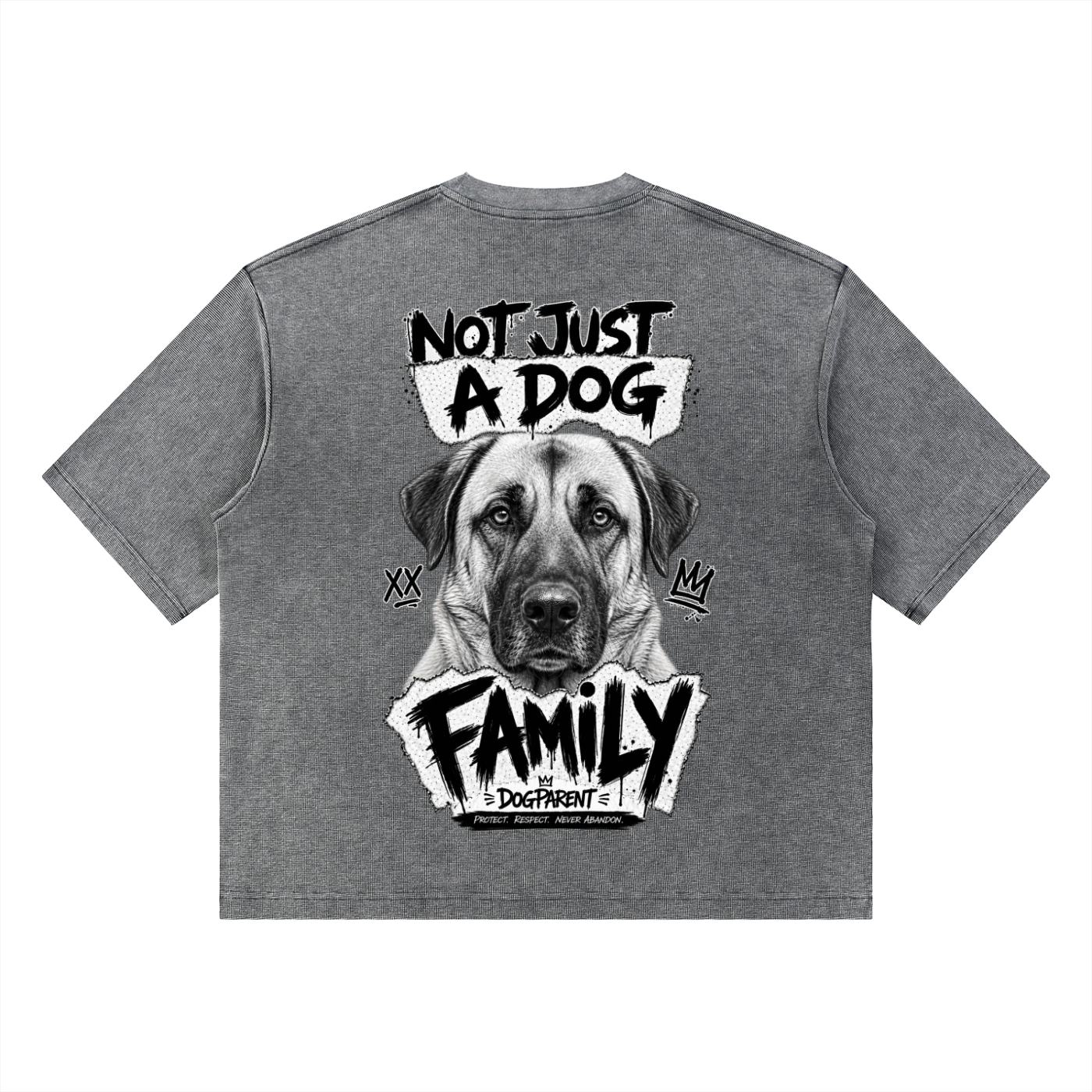 FAMILY Kangal - Waffle Boxy T-Shirt
