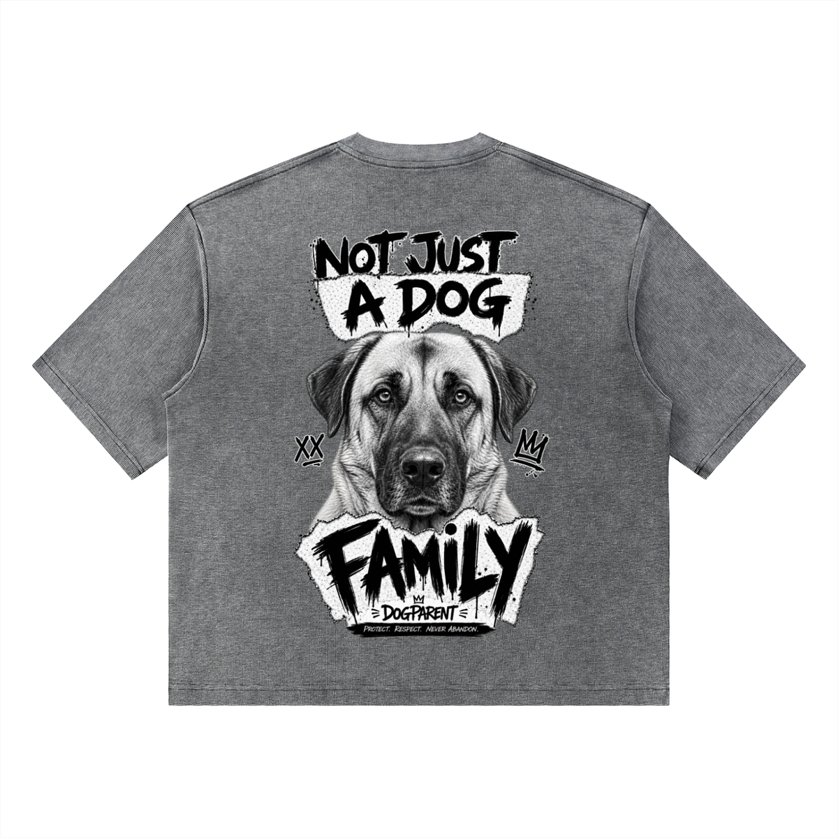 FAMILY Kangal - Waffle Boxy T-Shirt