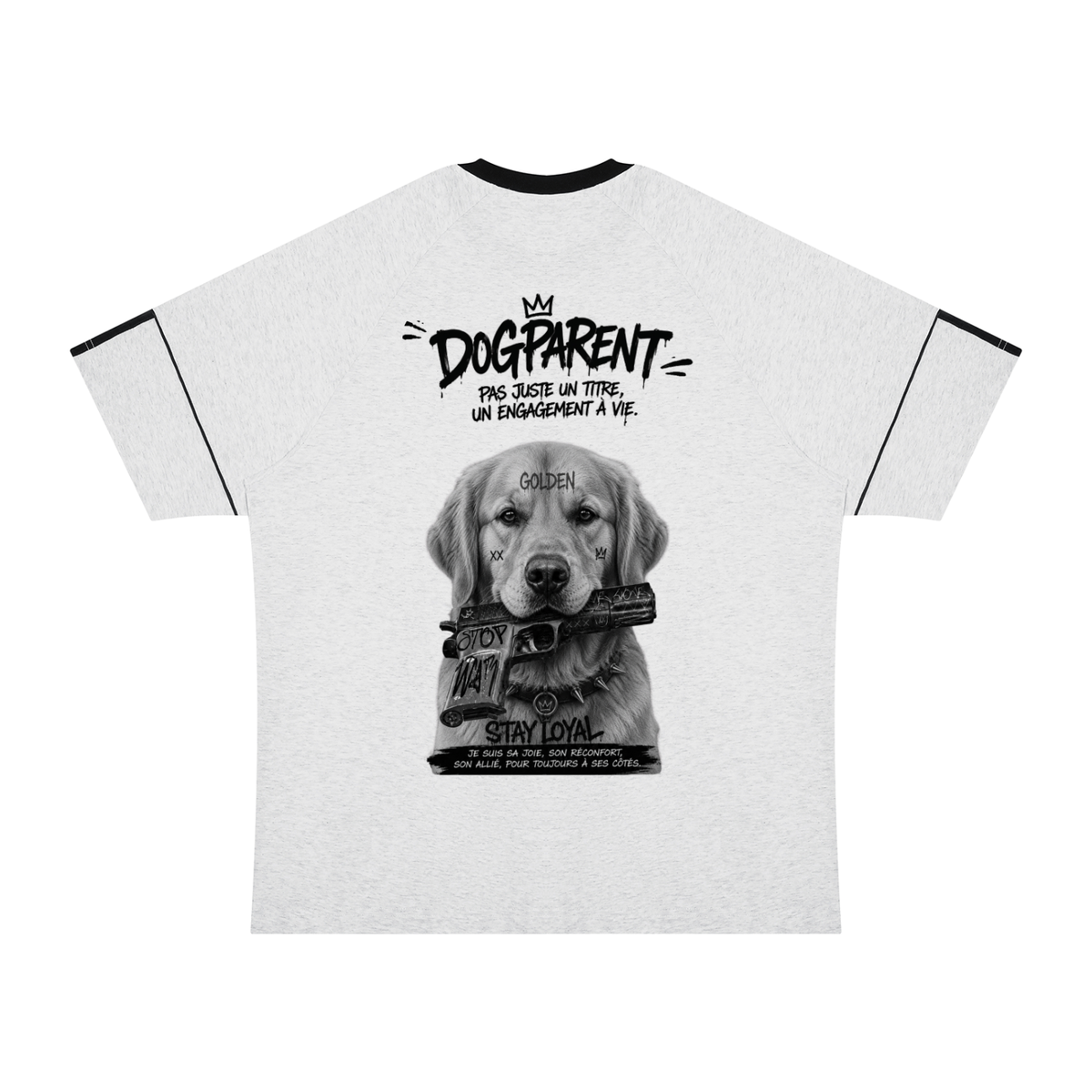 GUN Golden Retriever - Raglan T-shirt